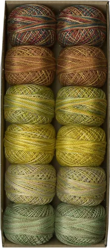 Vista 38 de Valdani Perla Algodón Sz 8 Halloween 73 yardas/Bola