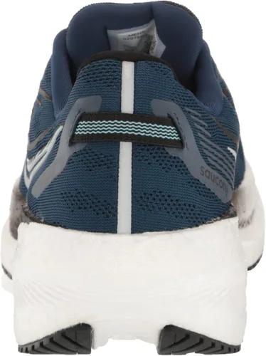 Vista 3 de Saucony Tenis de correr Triumph 20 para hombre, NegroBlanco