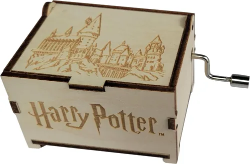 Vista 8 de TheLaser'sEdge Harry Potter Mini caja de música de regalo - Felicidad negra Negro