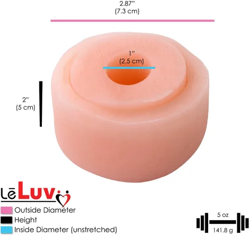 Vista 8 de LeLuv 7" clásico a prueba de ducha vibrador multivelocidad masajeador - negro