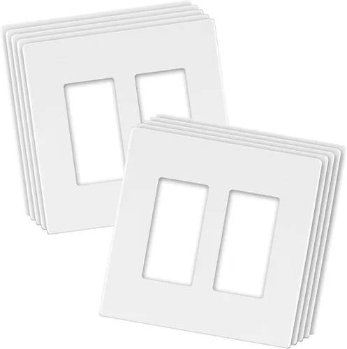 Vista 124 de LIDER Placa de pared decoradora, cubierta de interruptor sin tornillos
