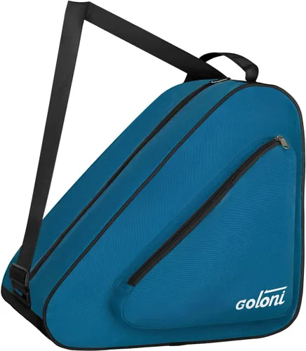 Vista 11 de Goloni Bolsa de patinaje para patines de hielo, patines en línea, patines y cuádruples, bolsa de equipo de patinaje unisex para adultos