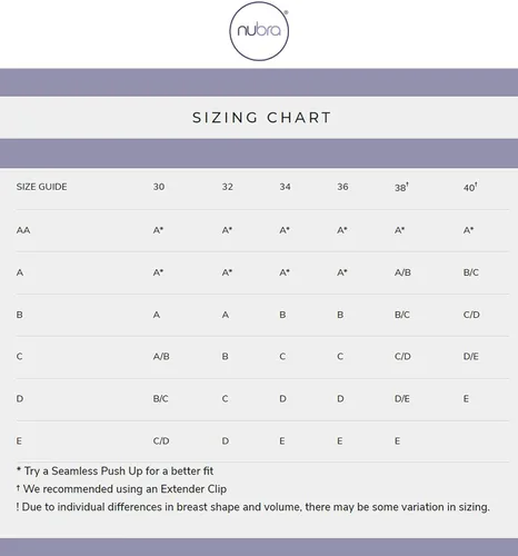 Vista 4 de NuBra Sujetador Feather Lite para mujer, Fair