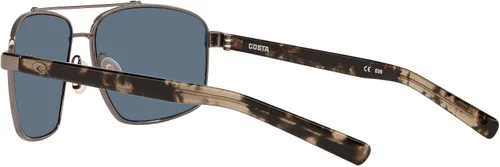 Vista 5 de Costa Del Mar Lentes de sol rectangulares Flagler para hombre, talla única