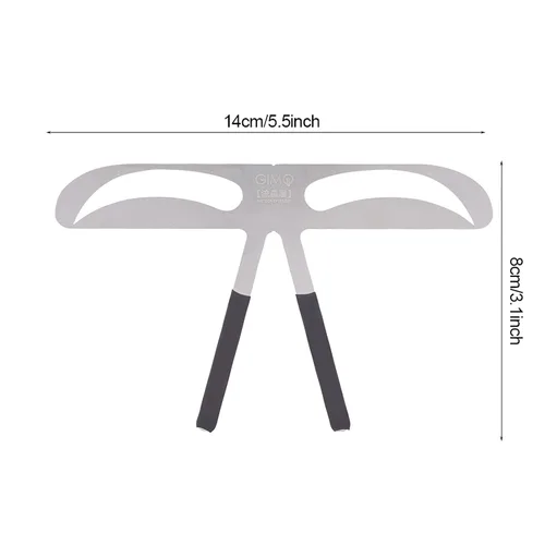 Vista 2 de Eyebrow Ruler, Professional Eyebrow Measure Balance Extension Ruler Meteor Eyebrow Shape Stencil Make Up Beuaty Accessory Tool
