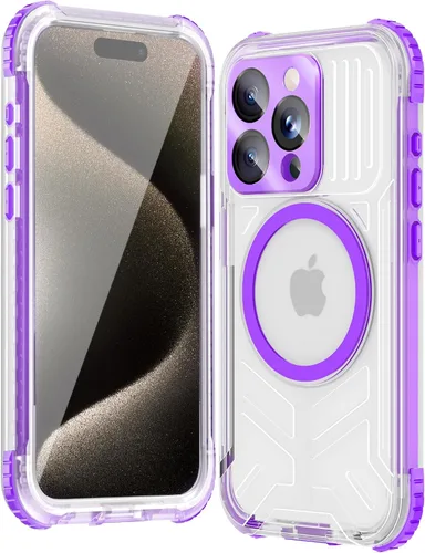 Vista 38 de WIFORT Funda impermeable para iPhone 15, [IP68 bajo el agua a prueba de polvo] [pantalla integrada] [15 pies a prueba de golpes militar], cubierta