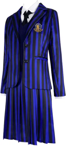 Vista 4 de AMOTEM Uniforme Academy - Traje de 5 piezas para niñas y mujeres