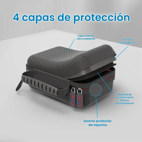 Vista 3 de DigiCharge Estuche de transporte para cámara de acción - Pequeño, 6.5x4.5x3