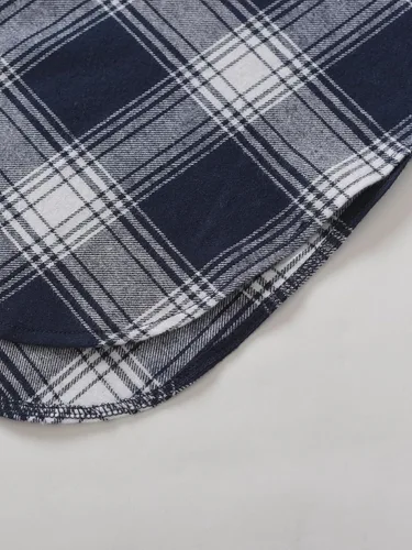 Vista 7 de Latuza Camisón de franela de algodón para hombre