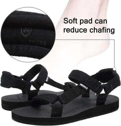 Vista 5 de CIOR - Sandalias deportivas para mujer, ligeras, con soporte de arco y plantilla estilo tapete de yoga ideales para exteriores, senderismo y agua