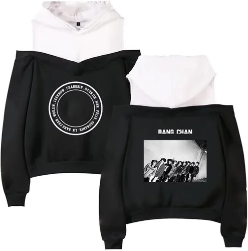 Vista 6 de KPOP SKZ Merchandise, SKZ Sudadera con capucha Hyujin I.N Jisung Woojin