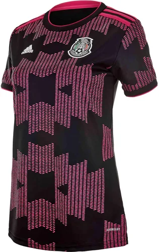 Vista 2 de adidas Camiseta de fútbol mexicano para mujer Rosado