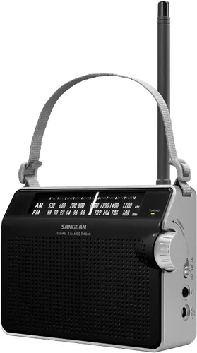 Vista 4 de Sangean PR-D6BU AM/FM Compact Analógica Portátil Radio, Azul