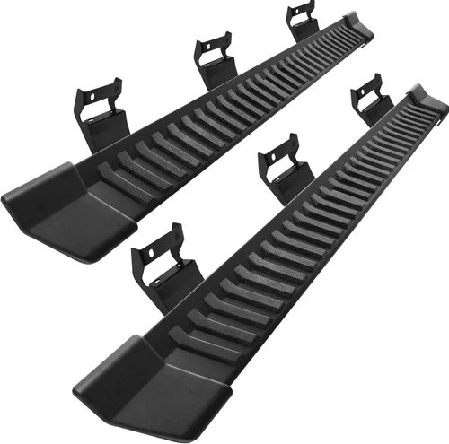 Vista 9 de COMNOVA Estribos Compatibles con Ford F-150 Crew Cab 2004-2014 (4 puertas de tamaño completo), diseño de almohadilla de paso de 6 pulgadas, barras