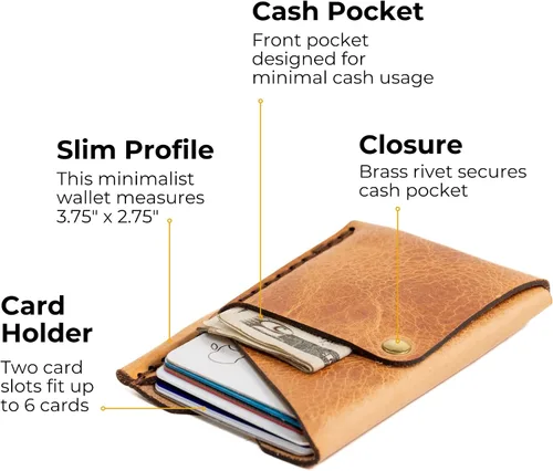 Vista 4 de Cartera de cuero Big Spender (Fig)