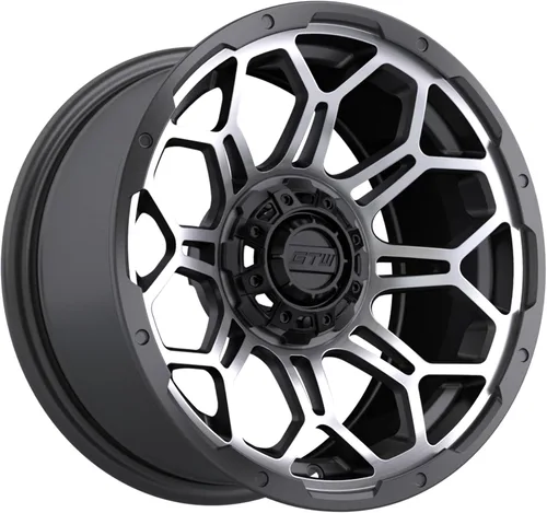 Vista 7 de GTW Bravo 15 Pulgadas de Aluminio Rueda para Carrito de Golf 15x7 4-4 Pernos Desplazamiento 3:4 (Bronce/Negro) 15x7 Wheel with 4-4 (101.6mm)