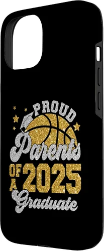 Vista 2 de iPhone 15 Parents of a 2025 Graduate Senior Graduation Basketball Case