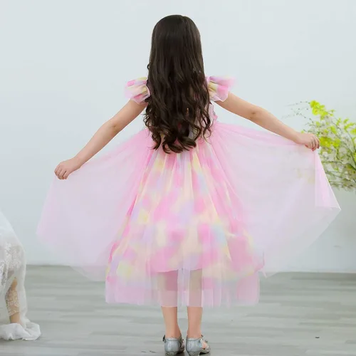 Vista 4 de MYRISAM - Disfraz de unicornio con lentejuelas arcoíris para Halloween carnaval Navidad cumpleaños fiesta boda trajes