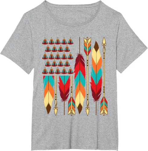 Vista 65 de Native American Bandera - Camiseta de veteranos indígenas del Mes del Orgullo, Negro, S
