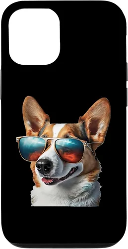 Vista 25 de iPhone 16 Pembroke Welsh Corgi with Sunglasses Case