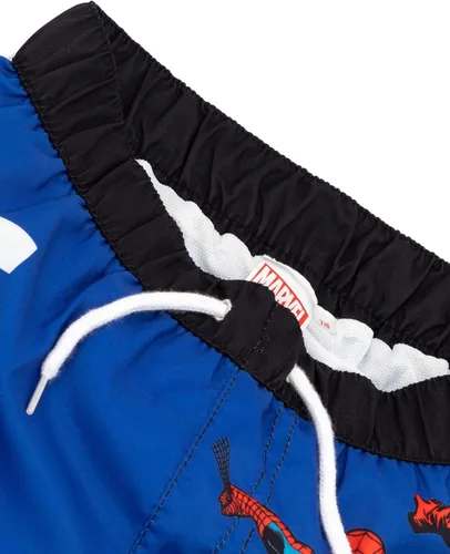 Vista 6 de Marvel Traje de baño para niños, traje de baño azul Hulk Spider-Man