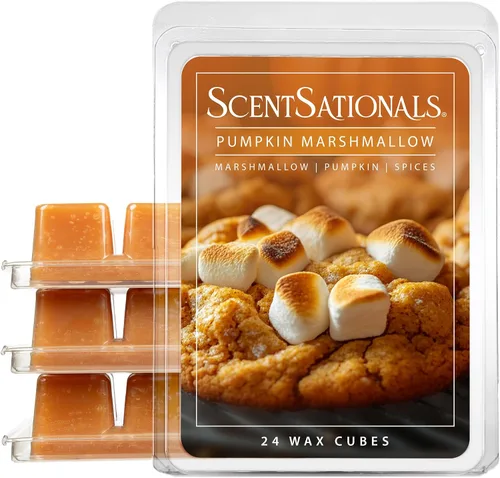Vista 6 de Scentsationals Fragancia perfumada para derretir – Nube de algodón de azúcar, paquete de cubos de cera, tarta calentadora para el hogar, barra