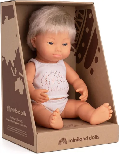 Vista 9 de Miniland Muñeca Niño Asiático 15'' (Caja) - Hecho en España, Anatómicamente Correcto, Calidad