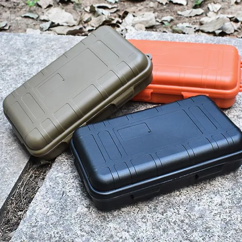 Vista 7 de Sosoport Large Multipurpose Outdoor Survival Storage Box Shockproof Tool Organizer for Adventurers and Explorers PP Material Emergency Kit Holder