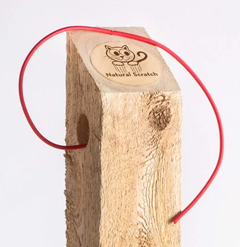 Vista 2 de Poste rascador para gatos (Cedar, 32 pulgadas de altura)