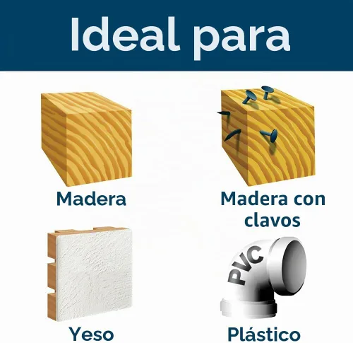 Vista 3 de BOSCH T15RC Juego de hojas de sierra caladora de corte de madera y metal con mango en T de 14 piezas
