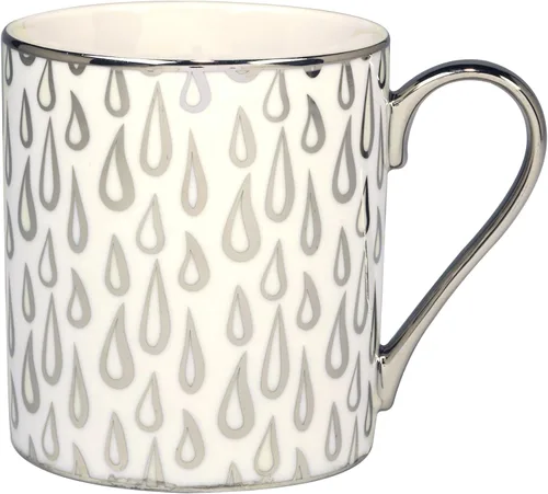 Vista 7 de Certified International Mosaic - Tazas cónicas chapadas en plata de 16 onzas, juego de 6 diseños surtidos