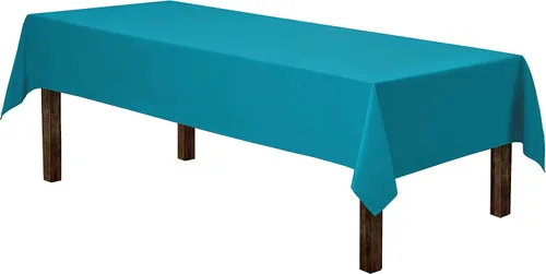 Vista 136 de Gee Di Moda - Mantel rectangular de 60 x 84 pulgadas – Mantel rectangular de poliéster lavable para mesa de 5 pies