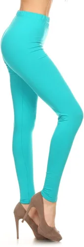 Vista 42 de Leggings Depot NCL27 pantalones capri para yoga de algodón premium suave Negro