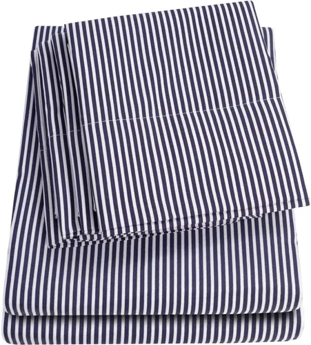 Vista 41 de Juego de sábanas de 4 piezas para camas individuales de 1500 hilos de microfibra de cepillado fino con bolsillo profundo - 1 funda de almohada