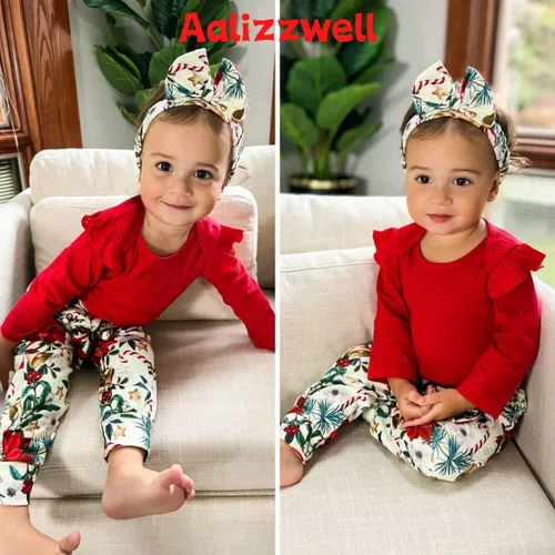 Vista 148 de Aalizzwell Conjunto de mameluco acanalado para bebé recién nacido prematuro para otoño e invierno