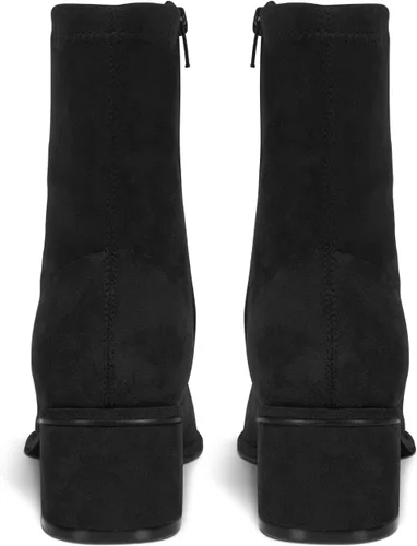 Vista 9 de Women's Ankle Boots & Booties, BEST TRENDY Sock Booties Square Toe Boots Side Zipper Square Toe Mid Chunky Heel Elastic Booties for women