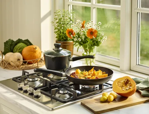 Vista 5 de Scanpan Sartén FBA 9-1/2 pulgadas, 9-1/2 pulgadas, negro, plateado