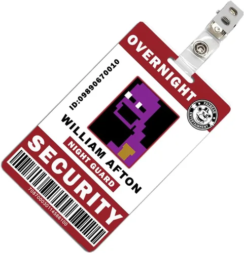 Vista 2 de William Afton - Insignia de seguridad V2 PVC