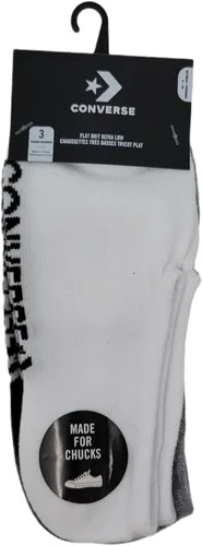Vista 4 de Converse - Calcetines de punto plano para mujer (3 unidades)