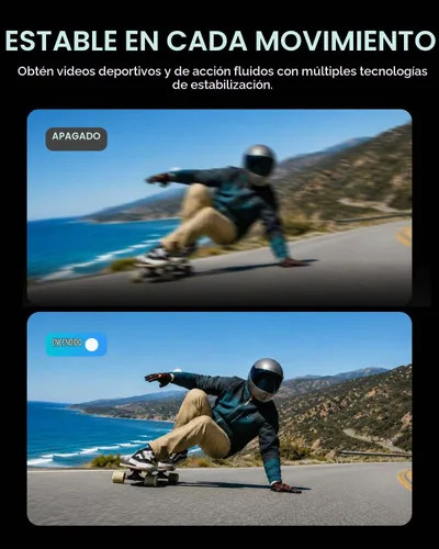 Vista 3 de Paquete de batería dual Xtra Pro - Sensor de 1/1.3", resistente al agua de 65 pies, batería de 216 minutos, video nocturno de 4K/120fps, seguimiento