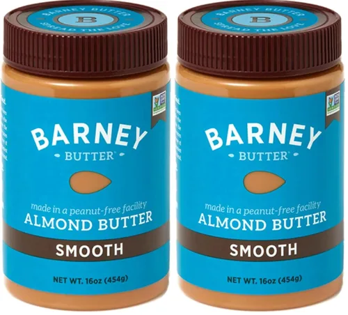 Vista 11 de BARNEY Mantequilla de almendras, chocolate, apta para dieta paleo, KETO, sin OMG, sin piel, 16 onzas