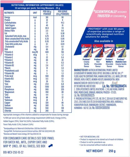 Vista 4 de Protinex Mama - 8.82 oz (vainilla)