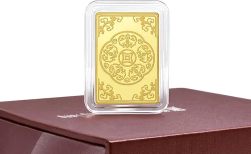 Vista 3 de Chow Sang Sang 999.9 24K Solid Gold Price-by-Weight Gold Koi Fish Ingot for Women and Men