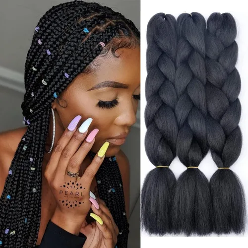 Vista 23 de Extensiones de cabello trenzado rubio natural, color rubio miel, trenzado a ganchillo, fibra sintética de alta temperatura para mujeres, 24 27#