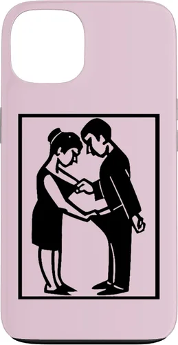Vista 7 de Camiseta divertida para adultos, imagen de hombre y mujer, funda para iPhone 17