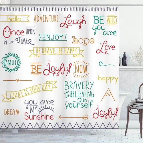 Vista 31 de Ambesonne Cortina de ducha occidental, caballo en Monument Valley, cielo abierto, nubes, Arizona América, impresión de paisaje, juego de decoración