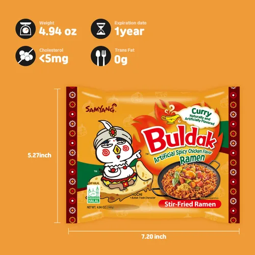 Vista 4 de Samyang - Ramen de fideos fritos de pollo caliente