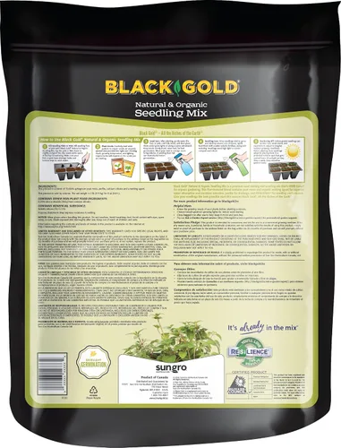 Vista 4 de Mezcla para Plántulas Black Gold 8qt