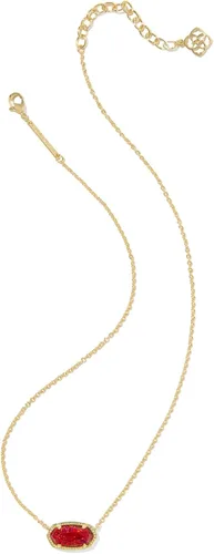 Vista 138 de Kendra Scott - Collar Elisa con dije para mujer, joyería de moda, chapado en oro de 14 quilates