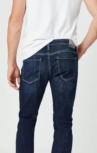 Vista 38 de Mavi Jake - Jeans para hombre, tiro regular, pierna ajustada